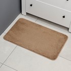 Коврик для дома Доляна «Нина», 50×80 см, коричневый - Фото 2