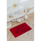 Коврик для дома Доляна «Нина», 50×80 см, цвет бордовый - фото 321270354