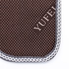 Набор ковриков для ванной и туалета Доляна «Трафарет», 2 шт, 40×50, 50×80 см, цвет серый - фото 59758337