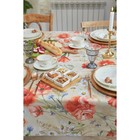 Скатерть «Маки» 180×147 см, 100% хлопок, рогожка 160 г/м² - Фото 5