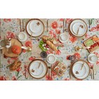 Скатерть Маки 110х147 см, 100% хлопок, рогожка 160 гр/м2 - Фото 3