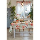 Скатерть Маки 110х147 см, 100% хлопок, рогожка 160 гр/м2 - Фото 6