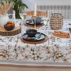 Скатерть «Этель» Floral mood, 220×147 см, 100 % хлопок, репс 210 г/м² - Фото 4