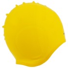 Шапочка для бассейна взрослая силиконовая с ушами, цвета МИКС, обхват 54-60 см - Фото 10
