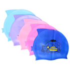 Шапочка для бассейна «Рыбка» детская, безразмерная, цвет МИКС - Фото 3