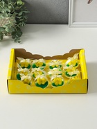 Фигурка пасхальная «Цыплята в корзинке с яичком», набор 12 шт., 5×5×5 см - Фото 3