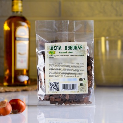 Набор для приготовления настойки «Дубовая щепа. Сильный обжиг», 50 г