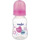 Бутылочка для кормления Mepsi, с силиконовой соской, от 0 месяцев, цвет МИКС - Фото 2