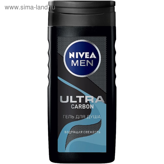 Гель для душа Nivea Ultra Carbon, 250 мл - Фото 1