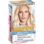 Крем-краска для волос L'Oreal Excellence Pure Blonde, тон 01 супер-осветляющий русый натуральный - Фото 1