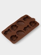 Форма для шоколада Доляна «Зайки», силикон, 20.7×10.6×3 см, 8 ячеек, коричневая - Фото 3
