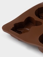 Форма для шоколада Доляна «Зайки», силикон, 20.7×10.6×3 см, 8 ячеек, коричневая - Фото 5
