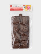 Форма для шоколада Доляна «Зайки», силикон, 20.7×10.6×3 см, 8 ячеек, коричневая - Фото 7