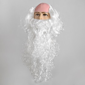 Набор Деда Мороза: борода, парик