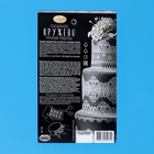 Кондитерское кружево «Парфэ Декор», серебряное, белое, микс, 12 г - Фото 2