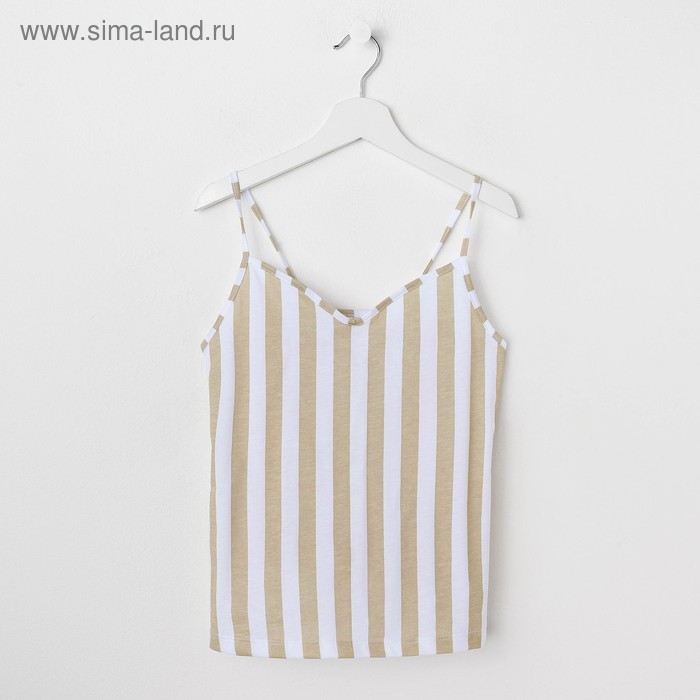 Майка домашняя женская KAFTAN Inspiration. хаки, белый, размер 40-42