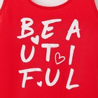 Майка женская KAFTAN "Life style" красный, р-р 48-50 - Фото 7