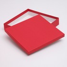 Набор коробок 5 в 1 "Красная ребристая", 34 х 34 х 9 - 26 х 26 х 5 см - Фото 3