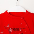 Боди детское, цвет красный, рост 74 см - фото 30990585