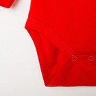 Боди детское, цвет красный, рост 74 см - фото 30990586