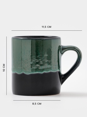 Кружка Хорекс Verde notte, 350 мл, фарфор, зелёная