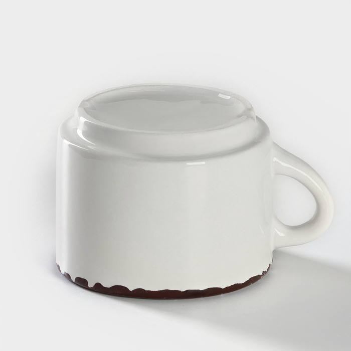 Чашка чайная фарфоровая Antica perla, 200 мл - фото 1908516328