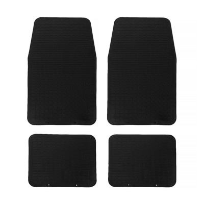 Коврики автомобильные Skyway 009, 4 предмета, резиновый, черный, S01704009