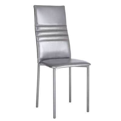 Стул для кухни «Клик Мебель. Венский 1», искусственная кожа, цвет металлик