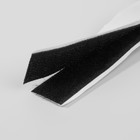 Липучка на клеевой основе, 20 мм × 100 ± 5 см, цвет чёрный - Фото 3