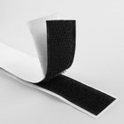 Липучка на клеевой основе, 20 мм, 100±5 см, чёрная - Фото 4