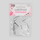 Набор липучек на клеевой основе, 2 × 2 см, 10 шт, цвет чёрный - Фото 5