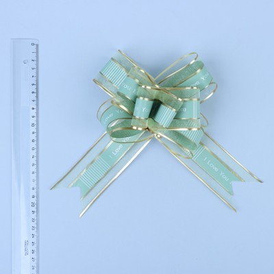 Бант - бабочка №3, зеленый
