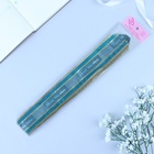 Подарочный Бант - бабочка №5, синий, для упаковки подарков - Фото 7