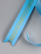 Бант-шар No6, цвет голубой (комплект 10 шт) - фото 21007499