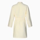 Халат махровый женский «Экономь и Я», размер 50-52, хлопок 100%, молочный - Фото 8