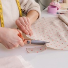 Ножницы закройные, скошенное лезвие, 8.5", 20 см, цвет бронзовый - Фото 9