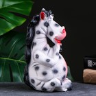 Копилка "Лошадь" белая в яблоко, 14х14х23см - фото 24698746