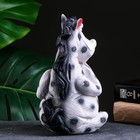 Копилка "Лошадь" белая в яблоко, 14х14х23см - фото 24698747