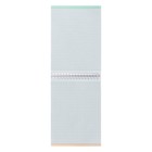 Блокнот A5, 80 листов на гребне "Золото Metallic", бумвинил, многоцветный срез - фото 21007604