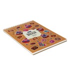 Блокнот-скетчбук А5, 40 листов на гребне "Маленькие радости", обложка мелованный картон, блок 100 г/м², с пошаговыми эскизами, жёсткая подложка - Фото 2