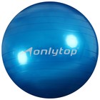 Фитбол ONLYTOP, d=55 см, 600 г, цвета МИКС - фото 3455202