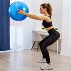 Фитбол ONLYTOP, d=55 см, 600 г, цвета МИКС - Фото 11