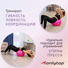 Фитбол ONLYTOP, d=65 см, 900 г, антивзрыв, цвета МИКС - Фото 2