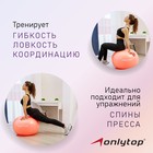 Фитбол ONLYTOP, d=75 см, 1000 г, антивзрыв, цвета микс - Фото 2