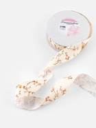 Лента декоративная «Цветы», 40 мм, 23±1 м, МИКС принта - Фото 1