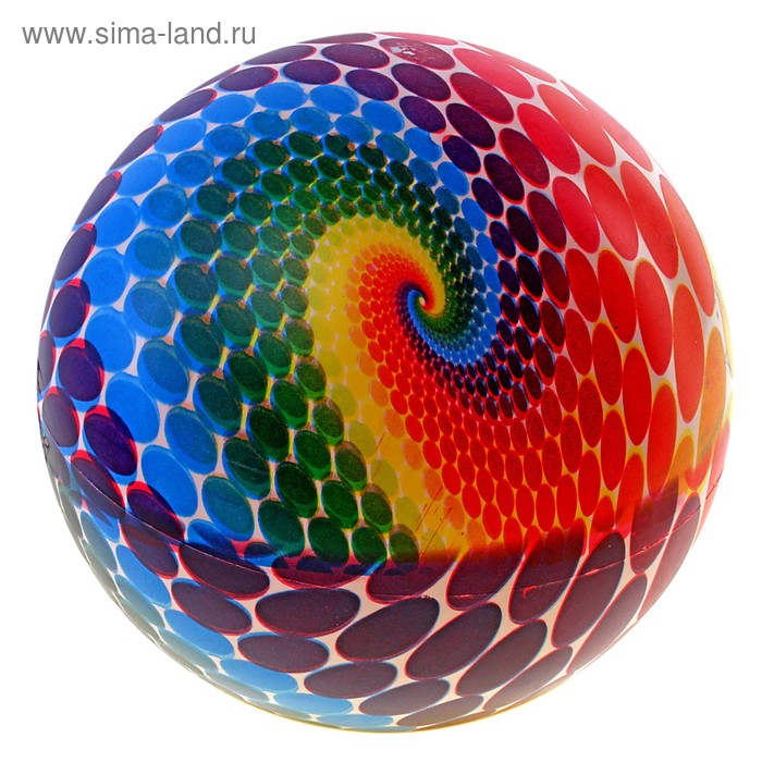 Мяч детский "Все цвета лета", диаметр 25 см, 80 гр, микс - Фото 1