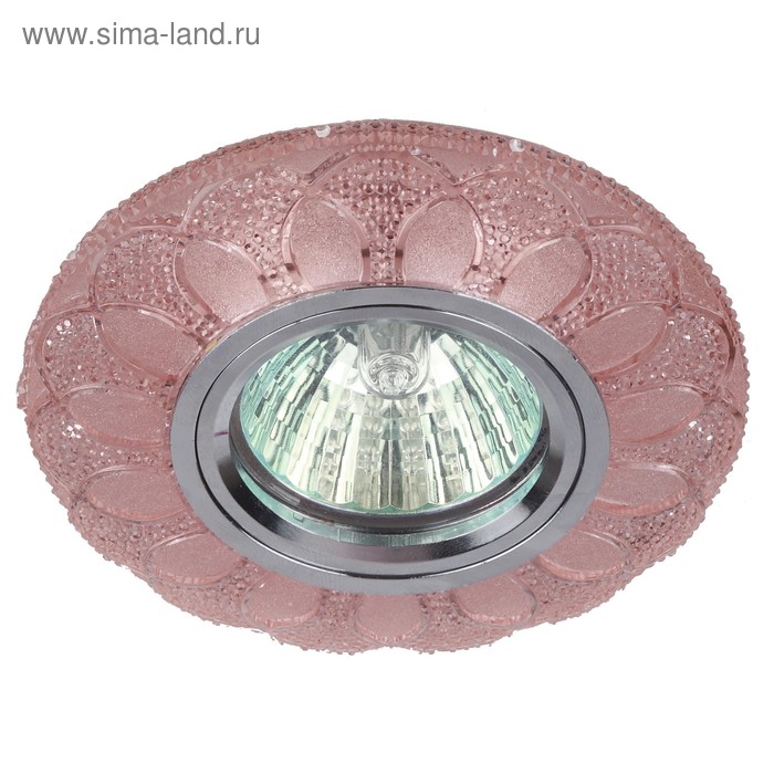 Светильник DK LD5 PK/WH ЭРА, GU5.3 50Вт, цвет розовый - Фото 1