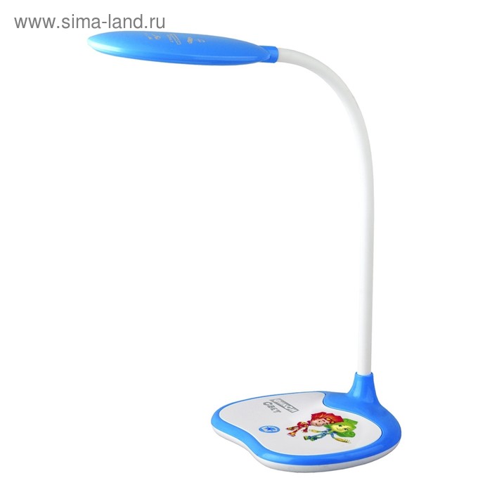 Настольная лампа NLED-433-6W-BU, LED 6Вт, цвет синий - Фото 1