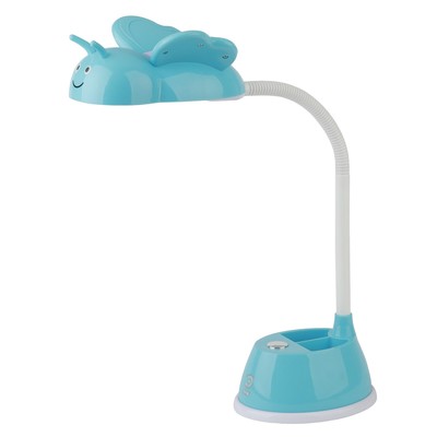 Настольная лампа NLED-434-6W-BU, LED 6Вт, цвет голубой