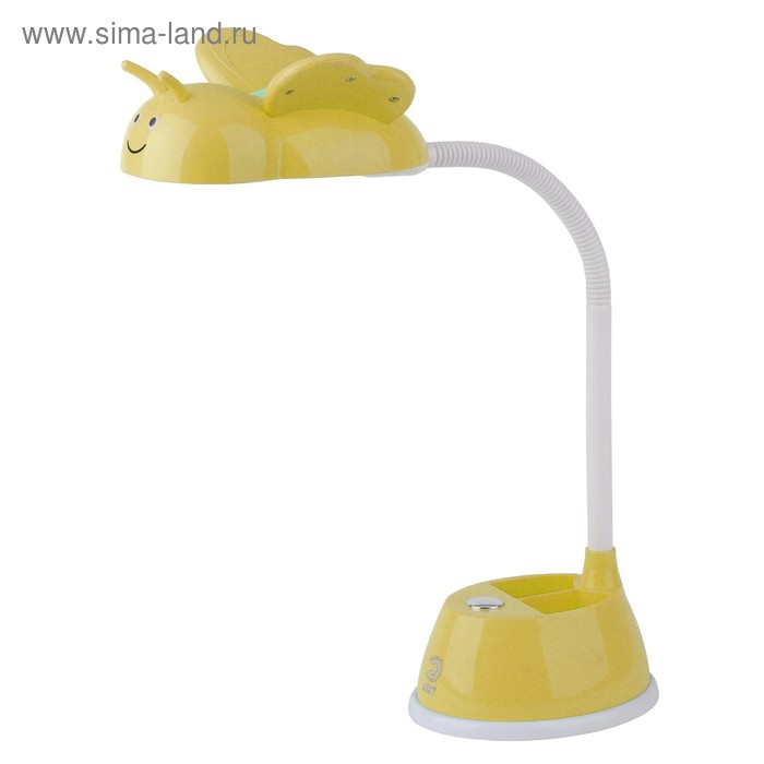 Настольная лампа NLED-434-6W-Y, LED 6Вт, цвет жёлтый - Фото 1
